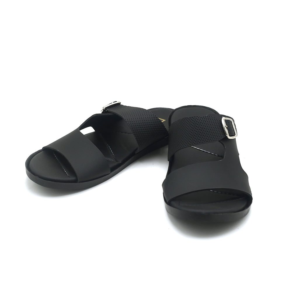 Valuable Men's Slipper - Black, Men's Slippers, Chase Value, Chase Value