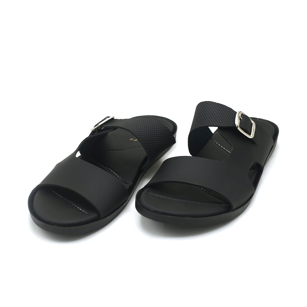 Valuable Men's Slipper - Black, Men's Slippers, Chase Value, Chase Value