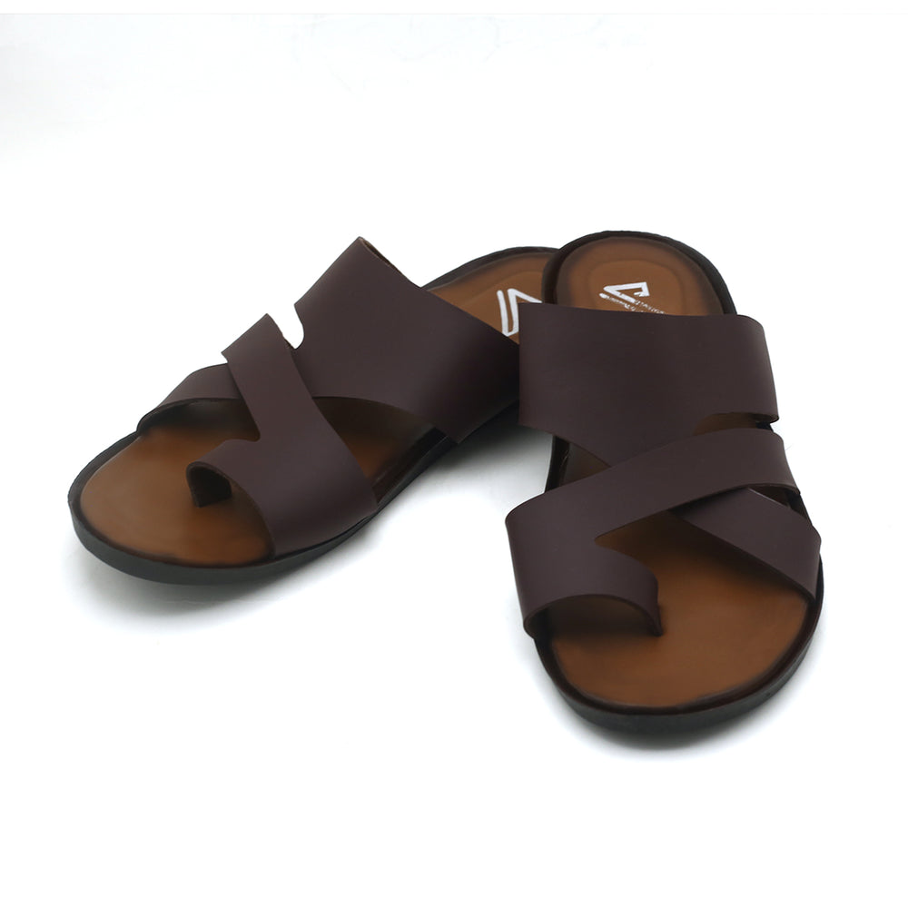 Valuable Men's Slipper - Brown, Men's Slippers, Chase Value, Chase Value