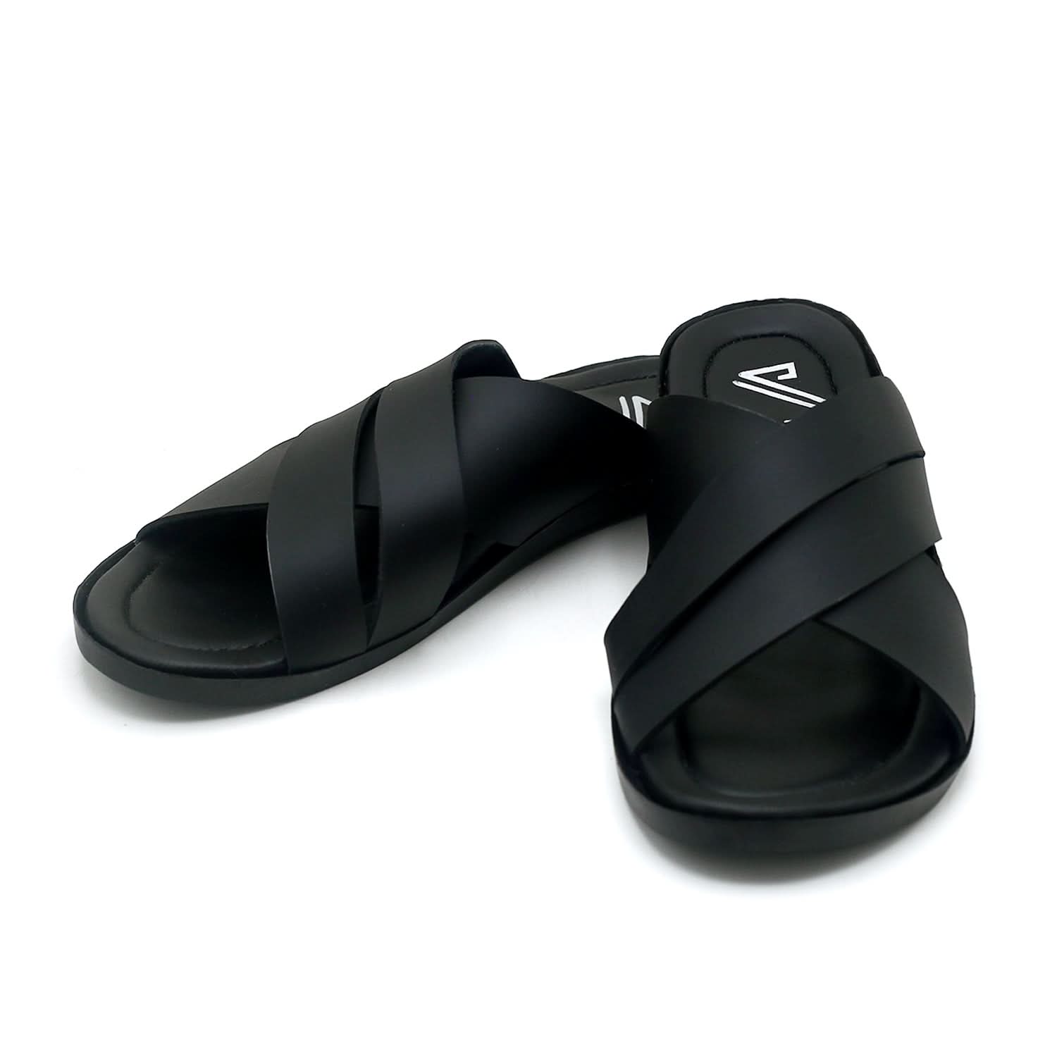Valuable Men's Slipper - Black, Men's Slippers, Chase Value, Chase Value