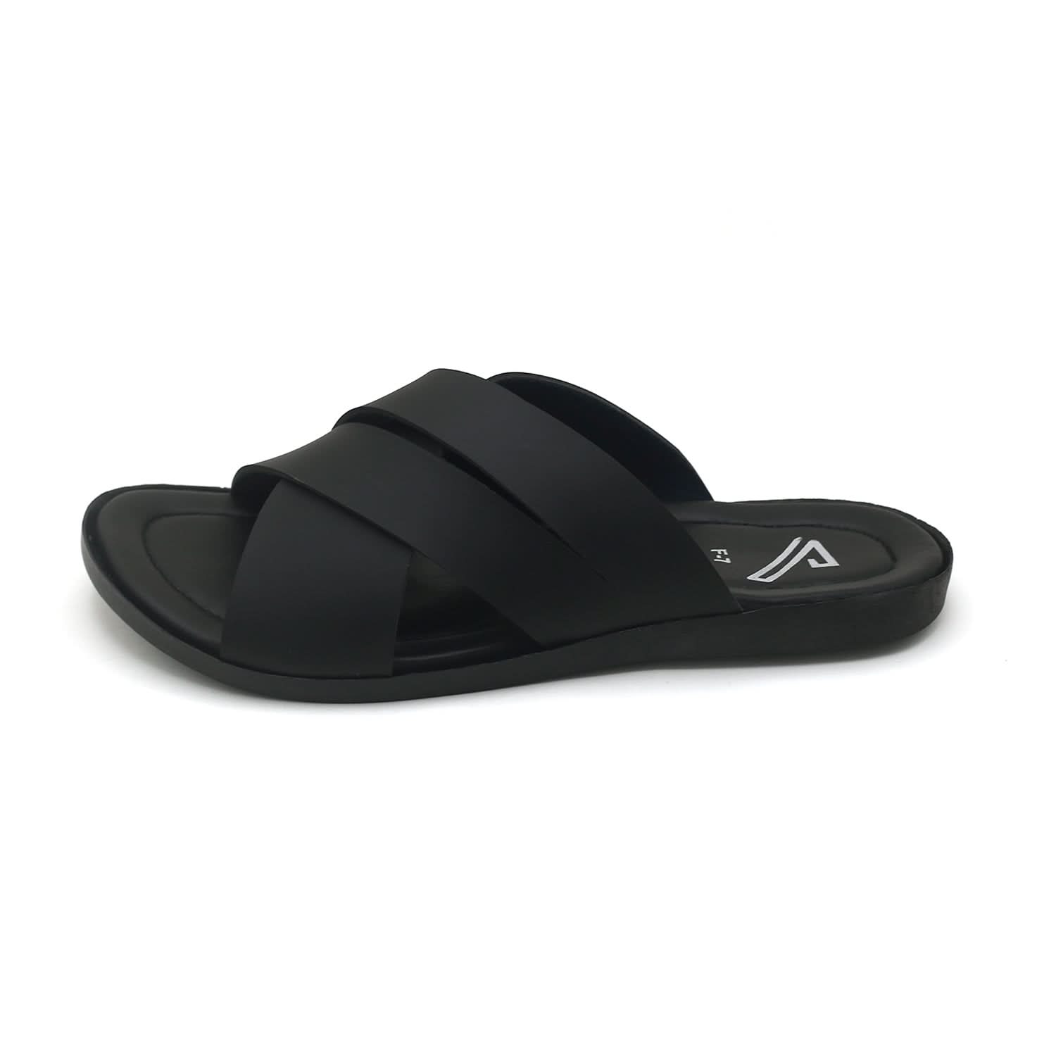 Valuable Men's Slipper - Black, Men's Slippers, Chase Value, Chase Value