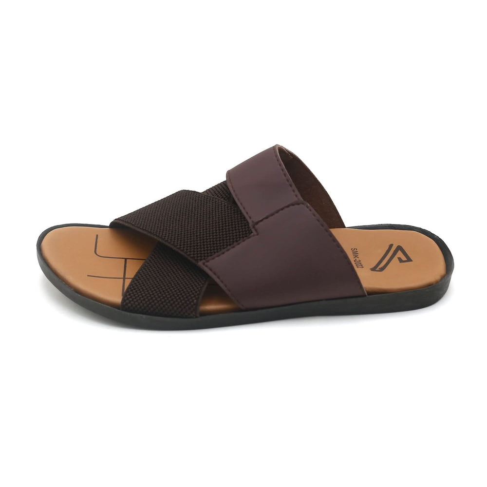 Valuable Men's Slipper - Brown, Men's Slippers, Chase Value, Chase Value