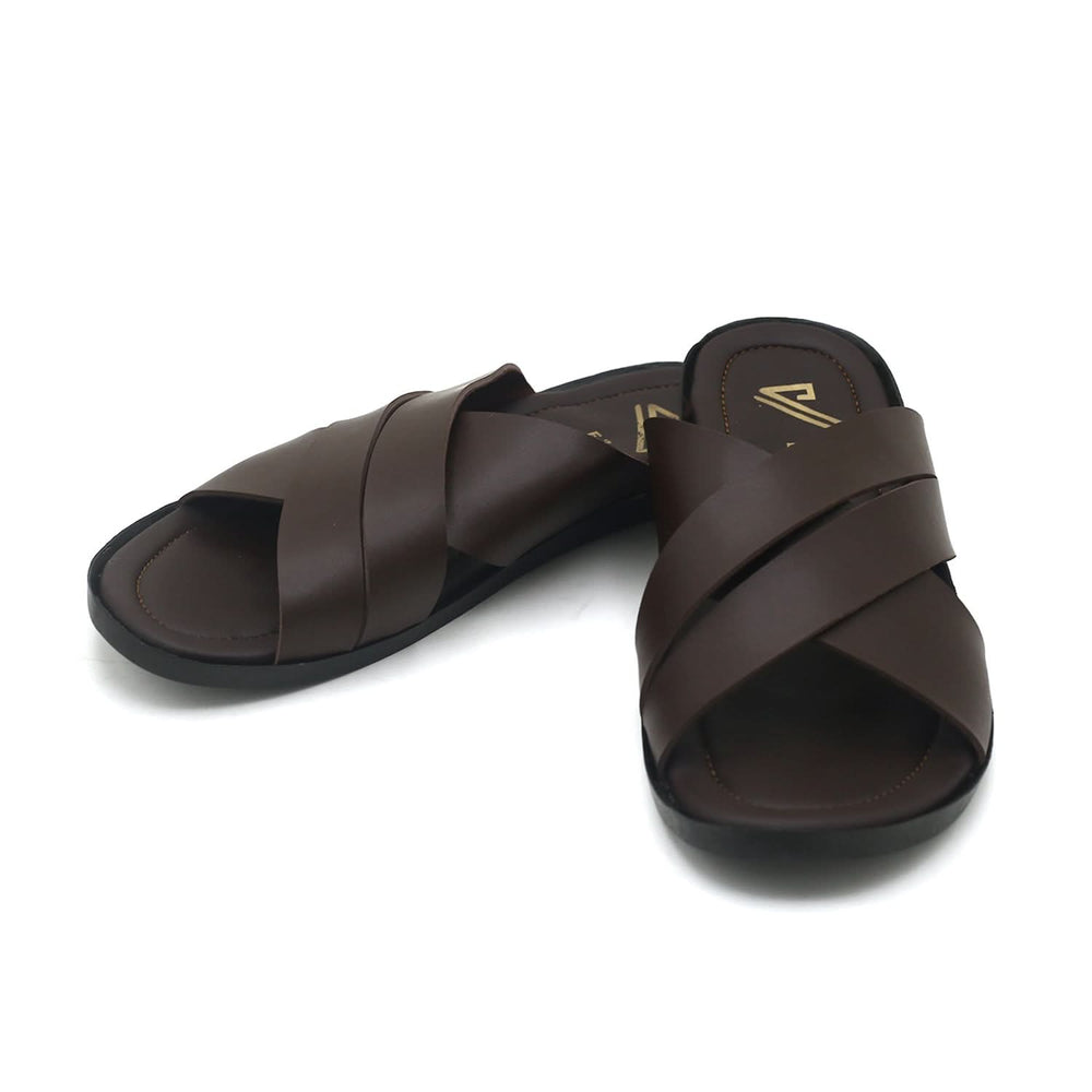 Valuable Men's Slipper - Brown, Men's Slippers, Chase Value, Chase Value