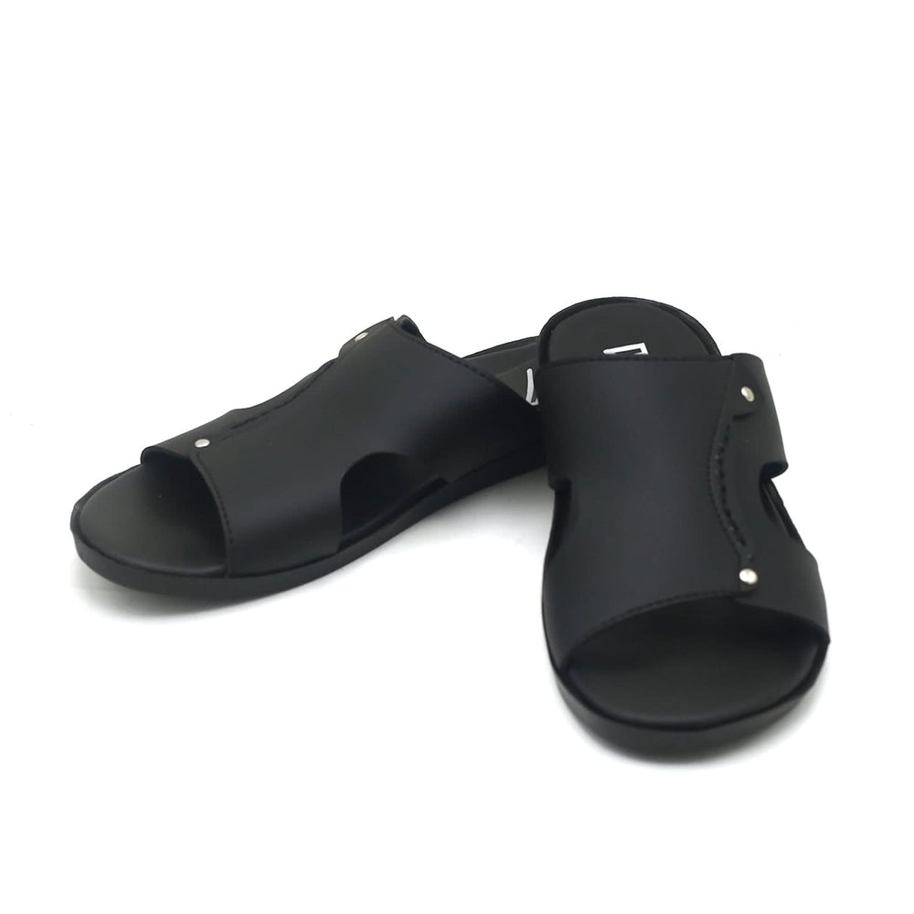 Valuable Men's Slipper - Black, Men's Slippers, Chase Value, Chase Value
