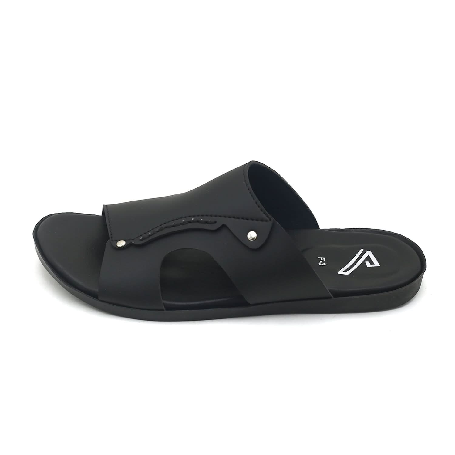 Valuable Men's Slipper - Black, Men's Slippers, Chase Value, Chase Value