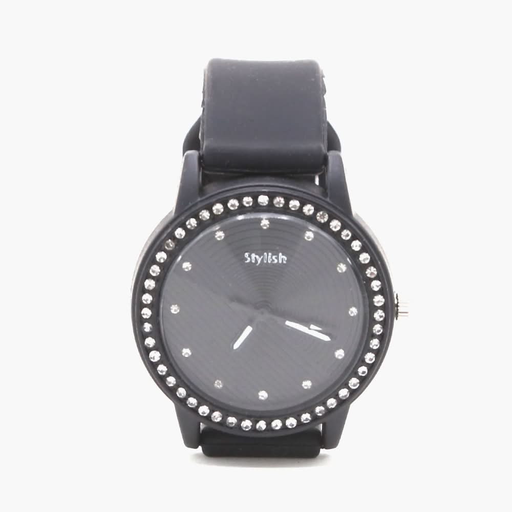 Women's Stylish Belt Watch - Black, Women Watches, Chase Value, Chase Value