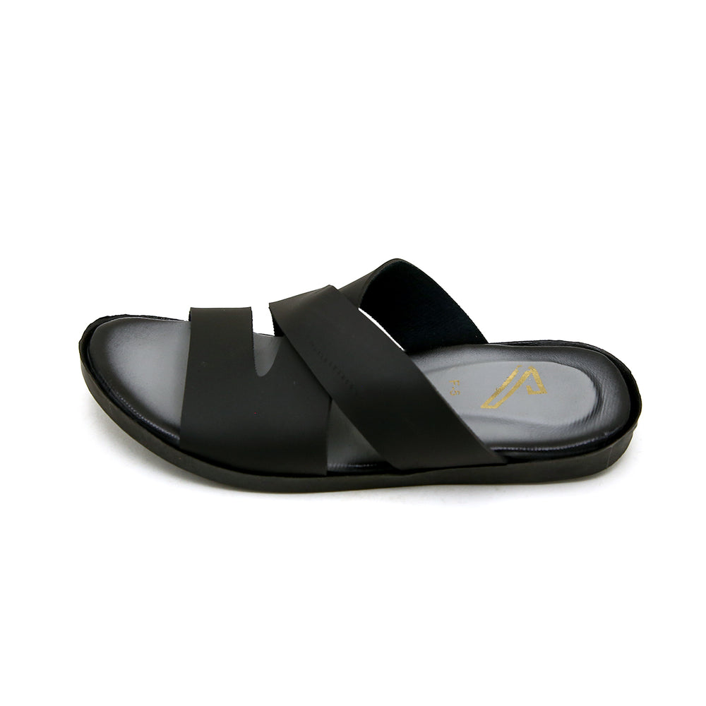 Valuable Men's Slipper - Black, Men's Slippers, Chase Value, Chase Value
