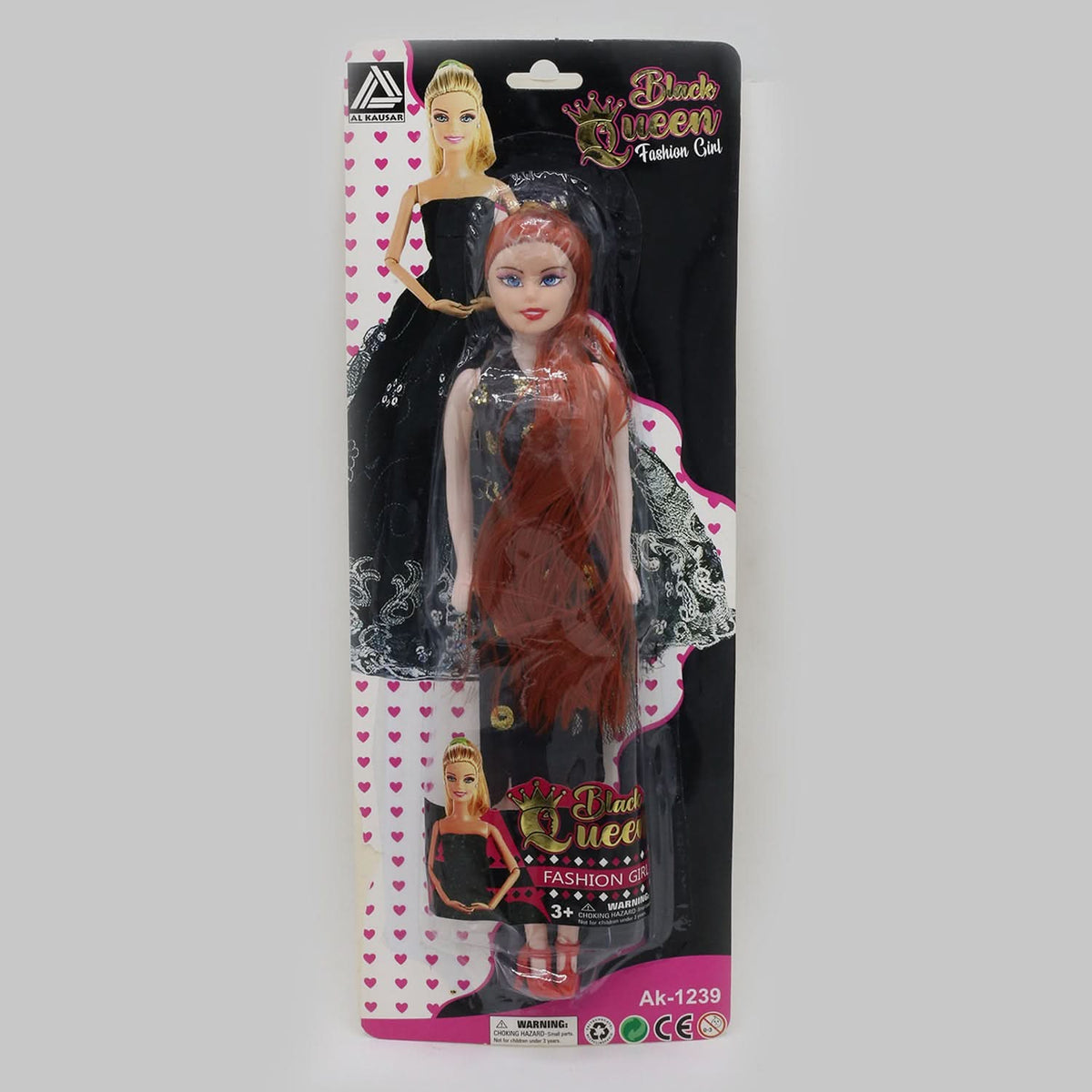 Fashion Doll Black Queen - Black, Dolls & House, Chase Value, Chase Value