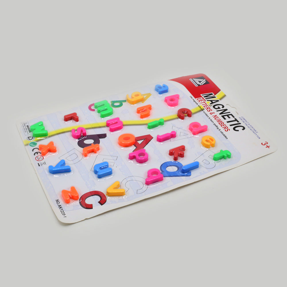 Magnetic Alphabet Letters Kit For Kids - Multi Color, Educational Toys, Chase Value, Chase Value