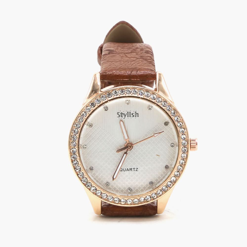 Women's Stylish Belt Watch - Brown, Women Watches, Chase Value, Chase Value