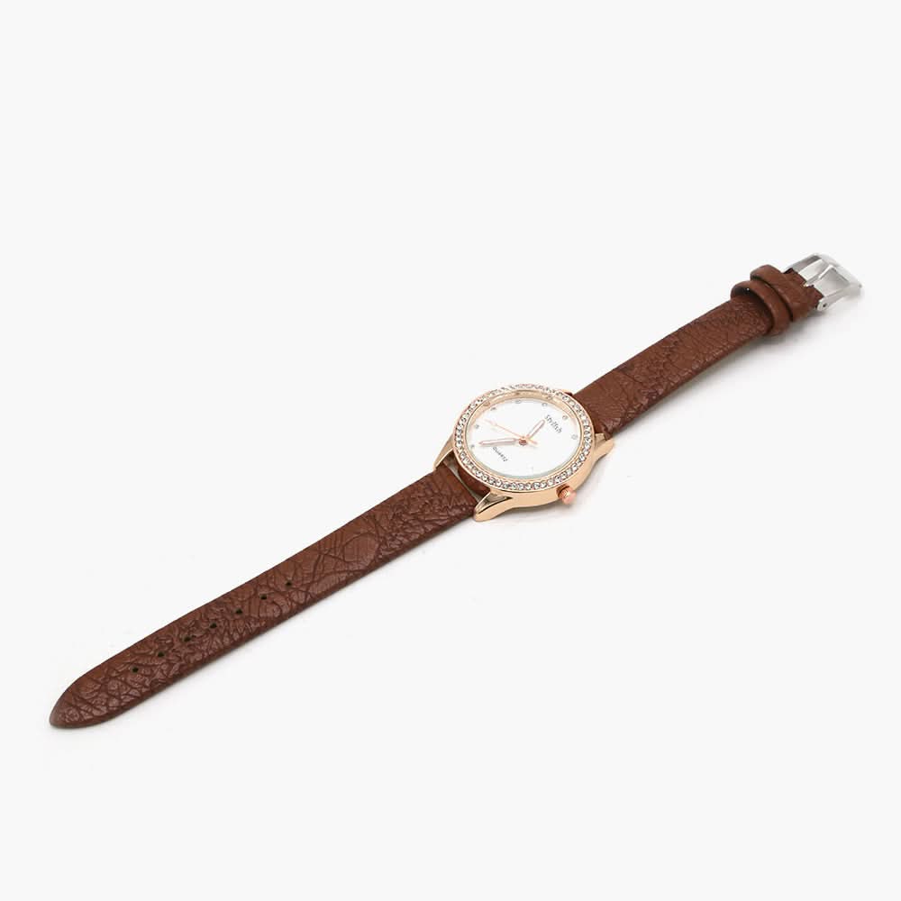 Women's Stylish Belt Watch - Brown, Women Watches, Chase Value, Chase Value