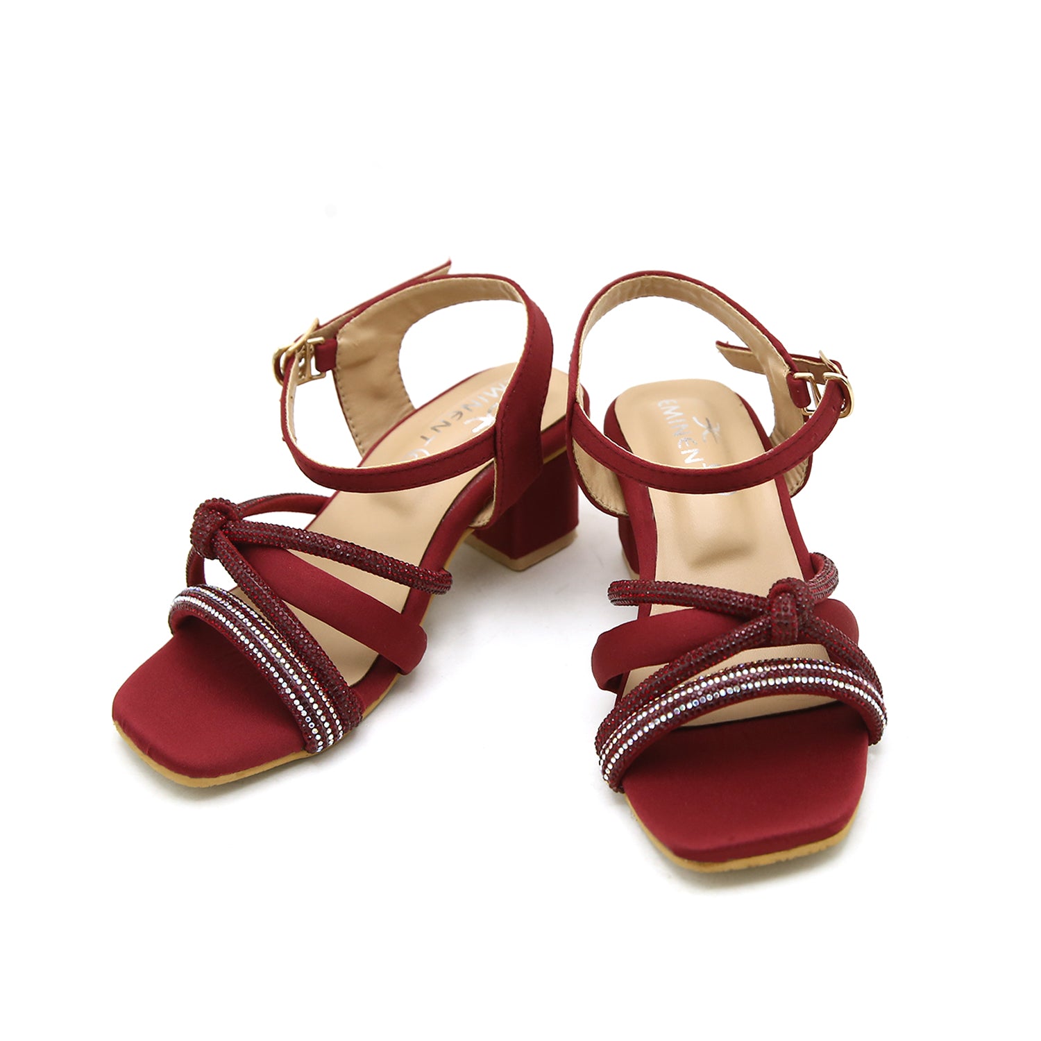 Eminent Girls Heel Sandal - Maroon, Girls Sandals, Eminent, Chase Value