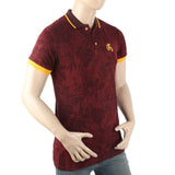 Men's Half Sleeves Polo T-Shirt - Maroon, Men, T-Shirts And Polos, Chase Value, Chase Value