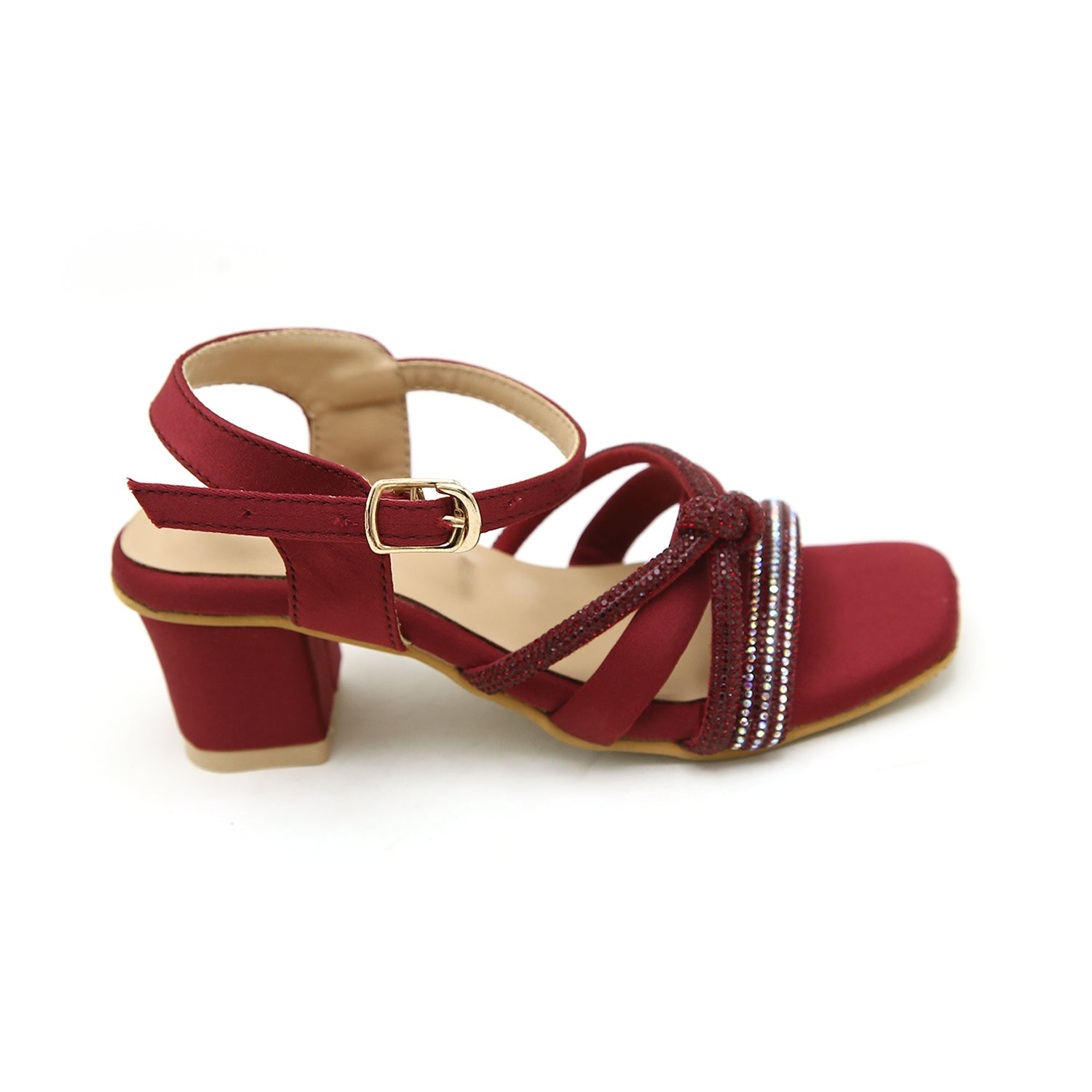 Eminent Girls Heel Sandal - Maroon, Girls Sandals, Eminent, Chase Value