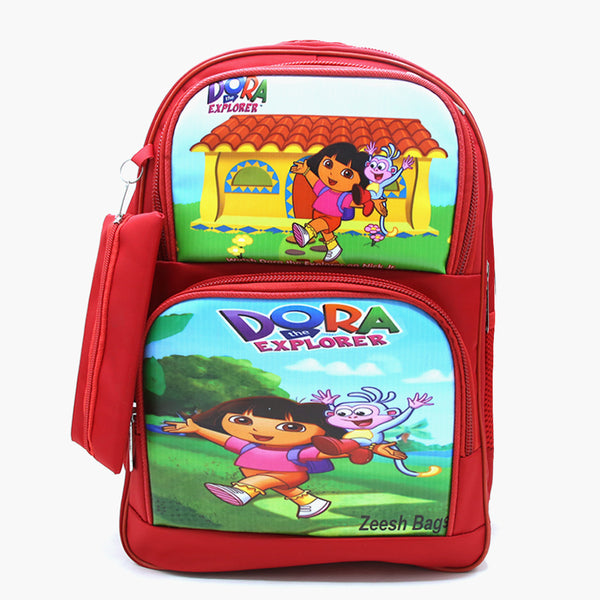 Kids School Bag - Red