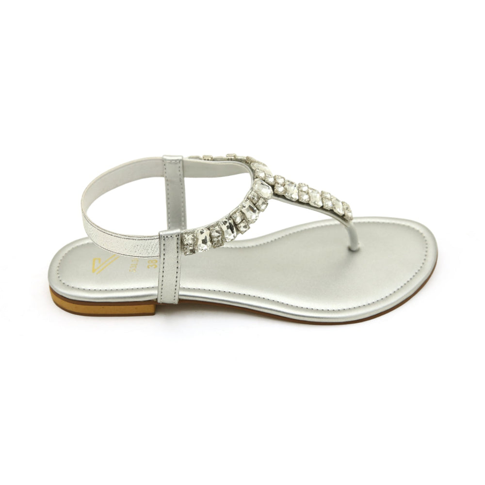 Valuable Women's Sandals - Silver, Women Sandals, Chase Value, Chase Value