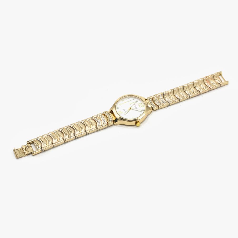 Women's Watch Bracelet Set 3in1 - Golden, Women Watches, Chase Value, Chase Value