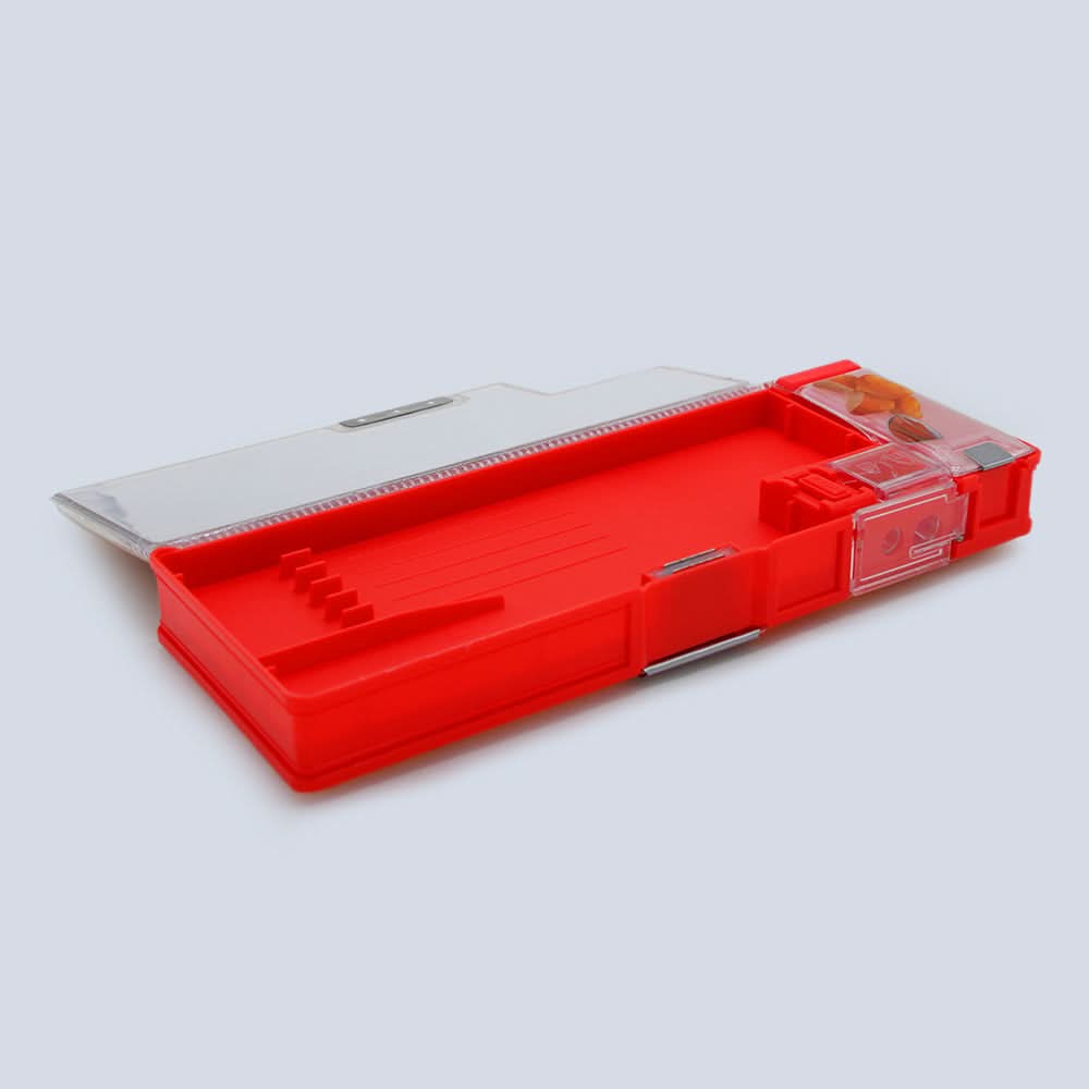Pencil Box - Red, Pencil Boxes & Stationery Sets, Chase Value, Chase Value