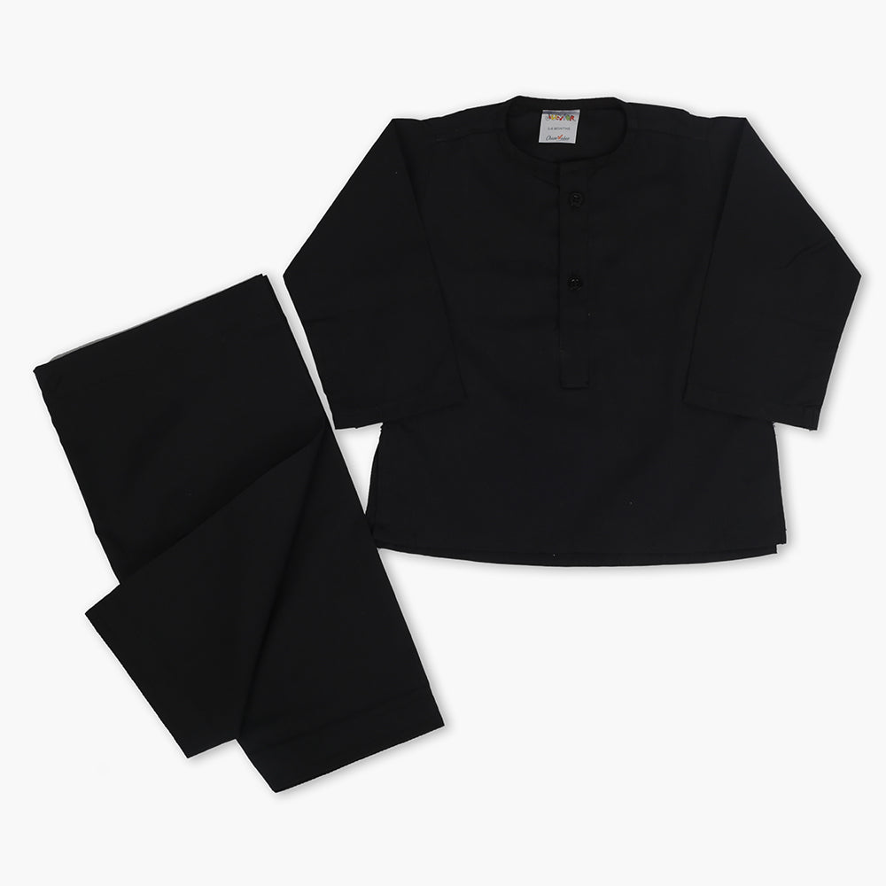Newborn Boys Kurta Shalwar - Black, Newborn Boys Shalwar Suits, Chase Value, Chase Value