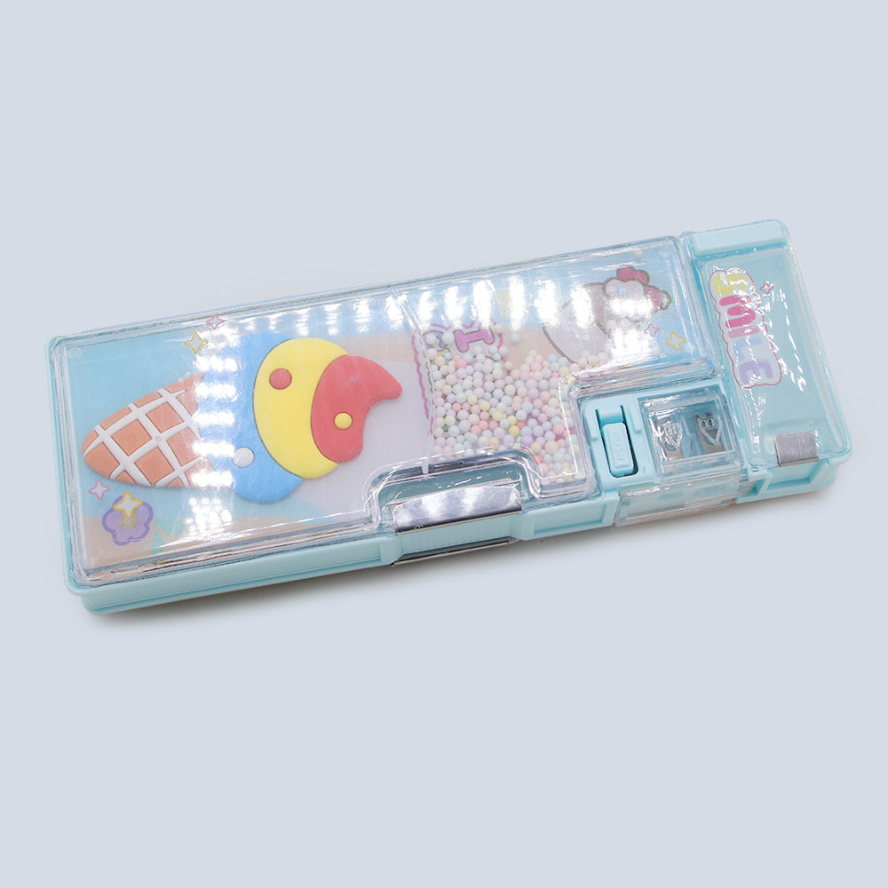 Pencil Box - Cyan, Pencil Boxes & Stationery Sets, Chase Value, Chase Value