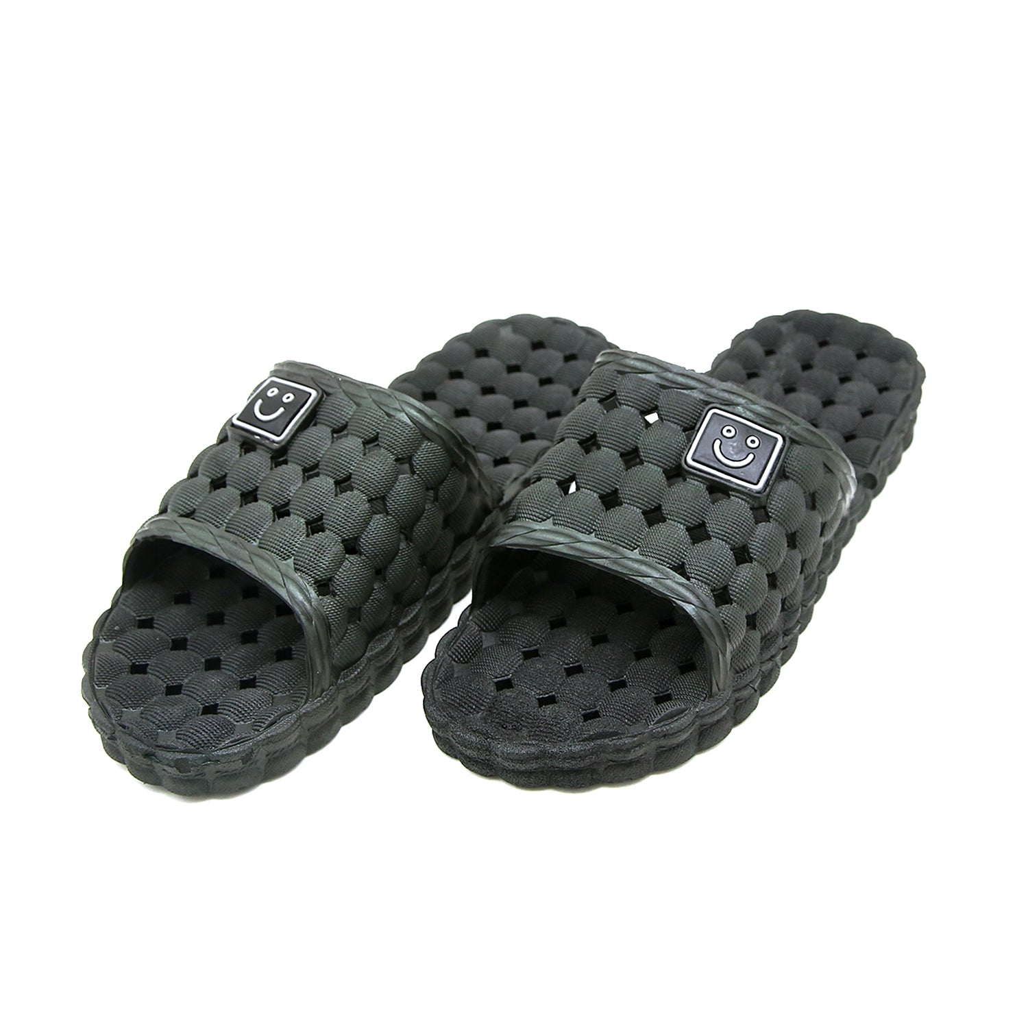 Men's Bath Slider - Black, Men's Slippers, Chase Value, Chase Value