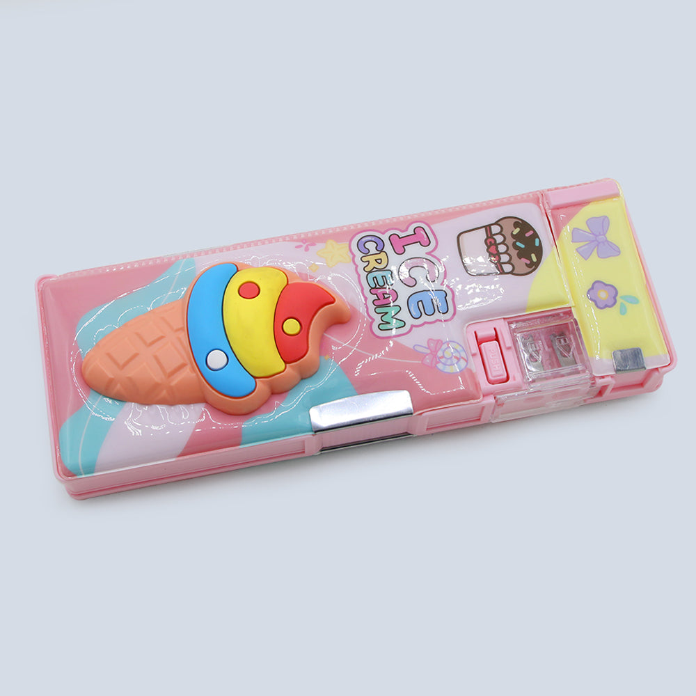 Pencil Pouch - Pink, Pencil Boxes & Stationery Sets, Chase Value, Chase Value