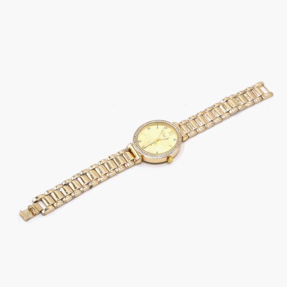 Women's Watch Bracelet Set 3in1 - Golden, Women Watches, Chase Value, Chase Value