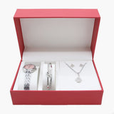 Women's Watch Bracelet Set 3in1 - Silver, Women Watches, Chase Value, Chase Value
