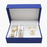 Women's Watch Bracelet Set 3in1 - Golden, Women Watches, Chase Value, Chase Value