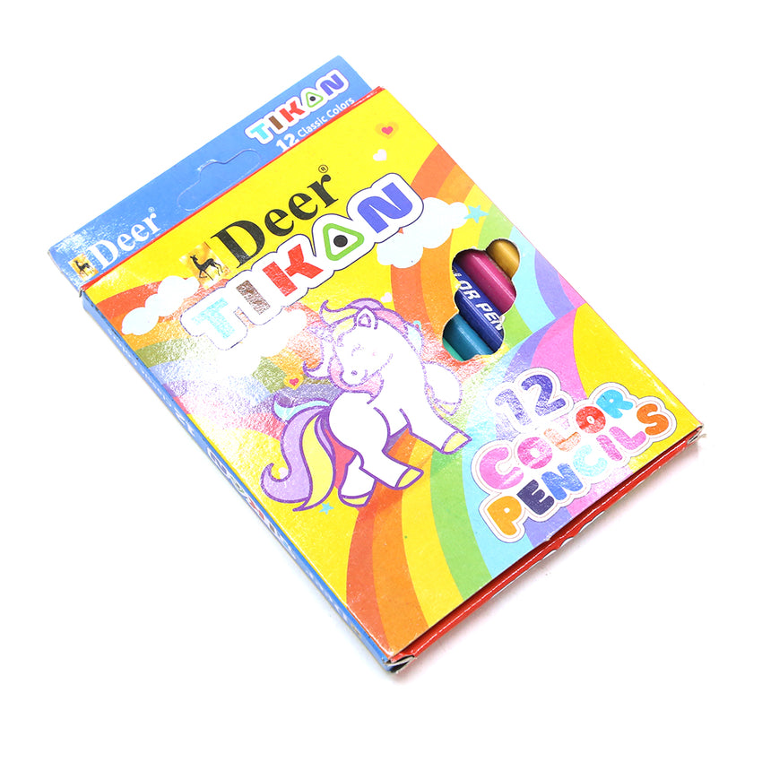 Deer Colour Pencil Pack of 12 - Multi Color