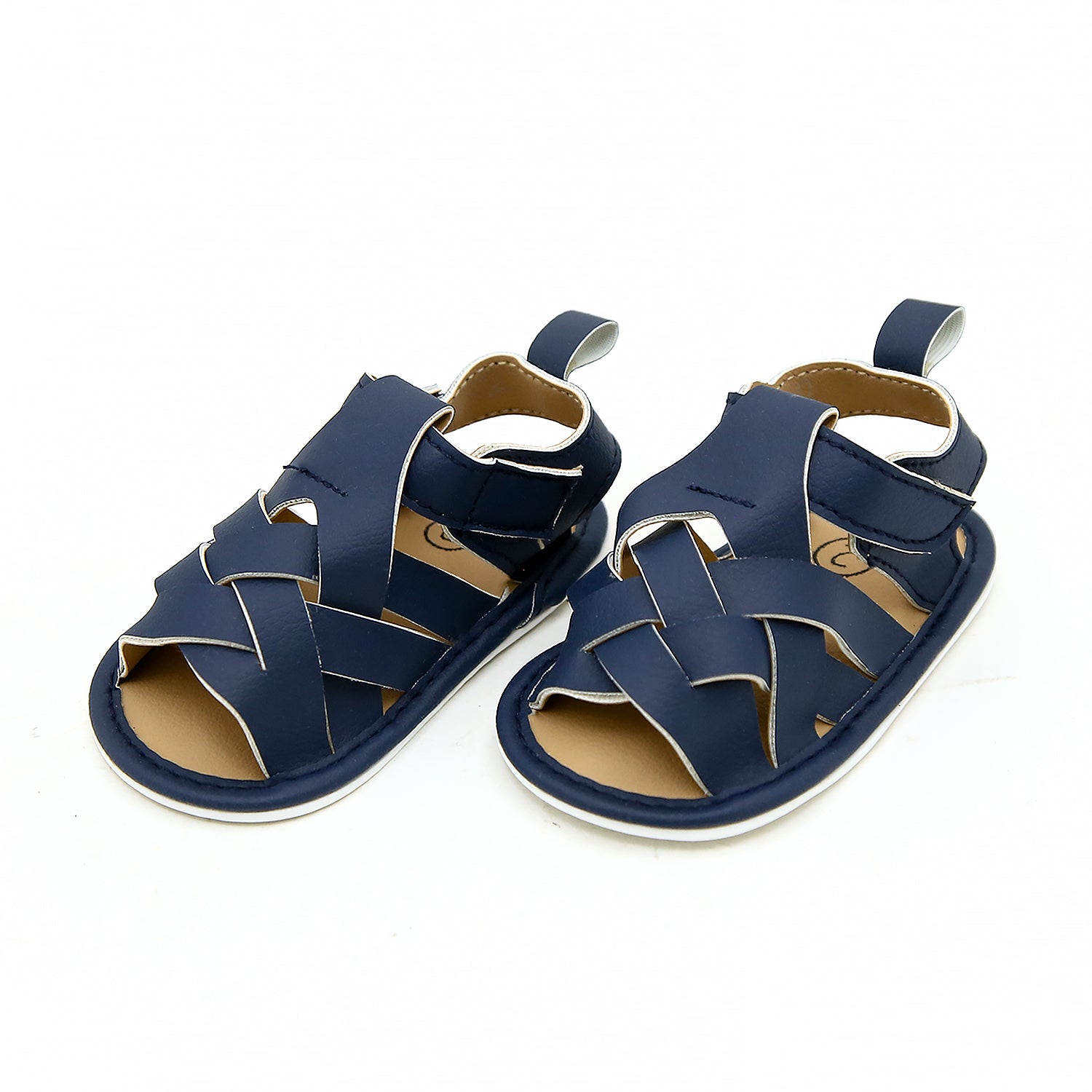 Newborn Boys Sandal - Navy Blue, Newborn Caps, Shoes & Socks, Chase Value, Chase Value