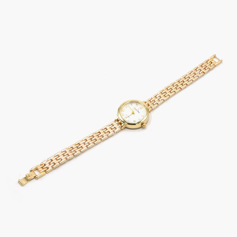 Women's Watch Bracelet Set 3in1 - Golden, Women Watches, Chase Value, Chase Value