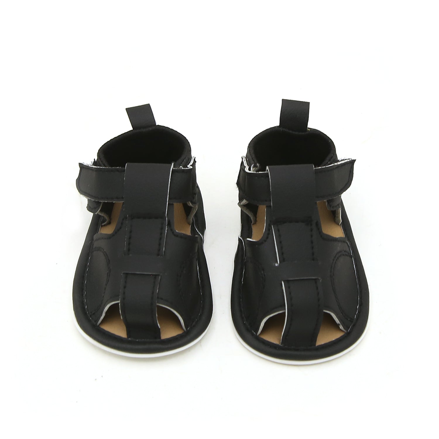 Newborn Girls Sandal - Black, Newborn Caps, Shoes & Socks, Chase Value, Chase Value