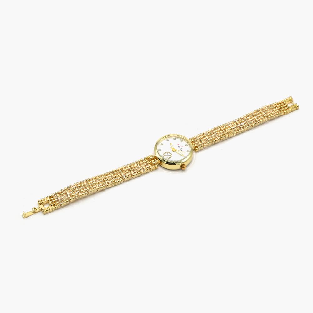 Women's Watch Bracelet Set 3in1 - Golden, Women Watches, Chase Value, Chase Value