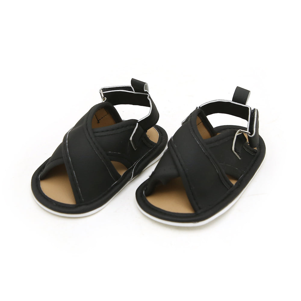 Newborn Boys Sandal - Black, Newborn Caps, Shoes & Socks, Chase Value, Chase Value