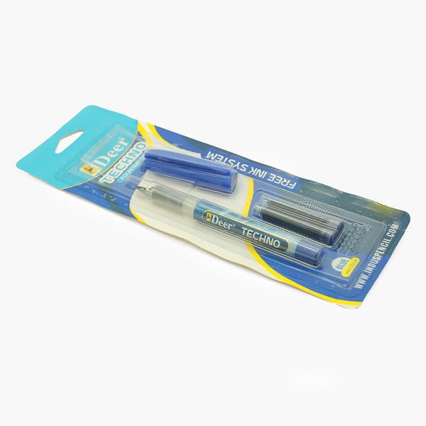 Deer Ink Pen With Cartridge - Blue, Pencil Boxes & Stationery Sets, Deer, Chase Value