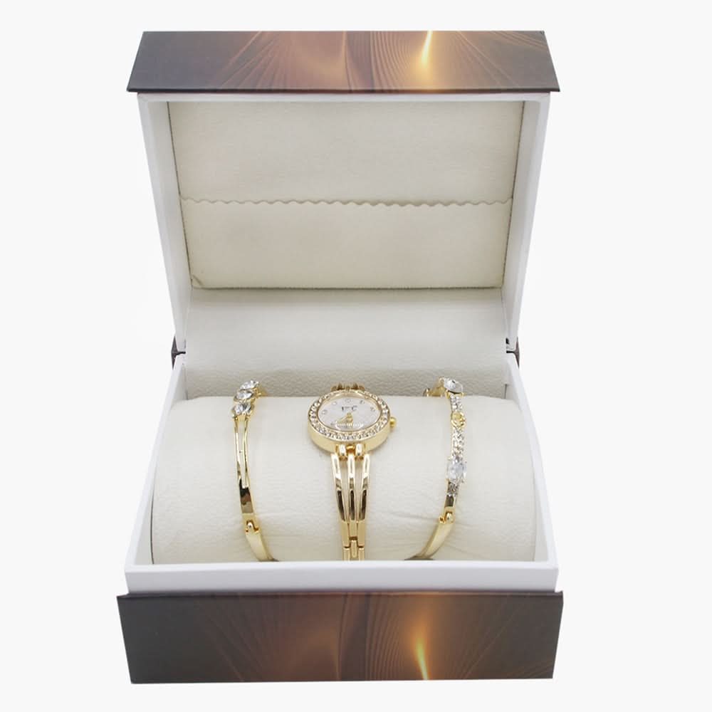 Women's Bracelet Set - Golden, Women Watches, Chase Value, Chase Value