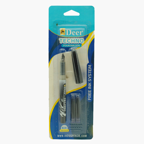 Deer Ink Pen With Cartridge - Black, Pencil Boxes & Stationery Sets, Deer, Chase Value