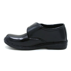 Boys School Strap Shoes - Black