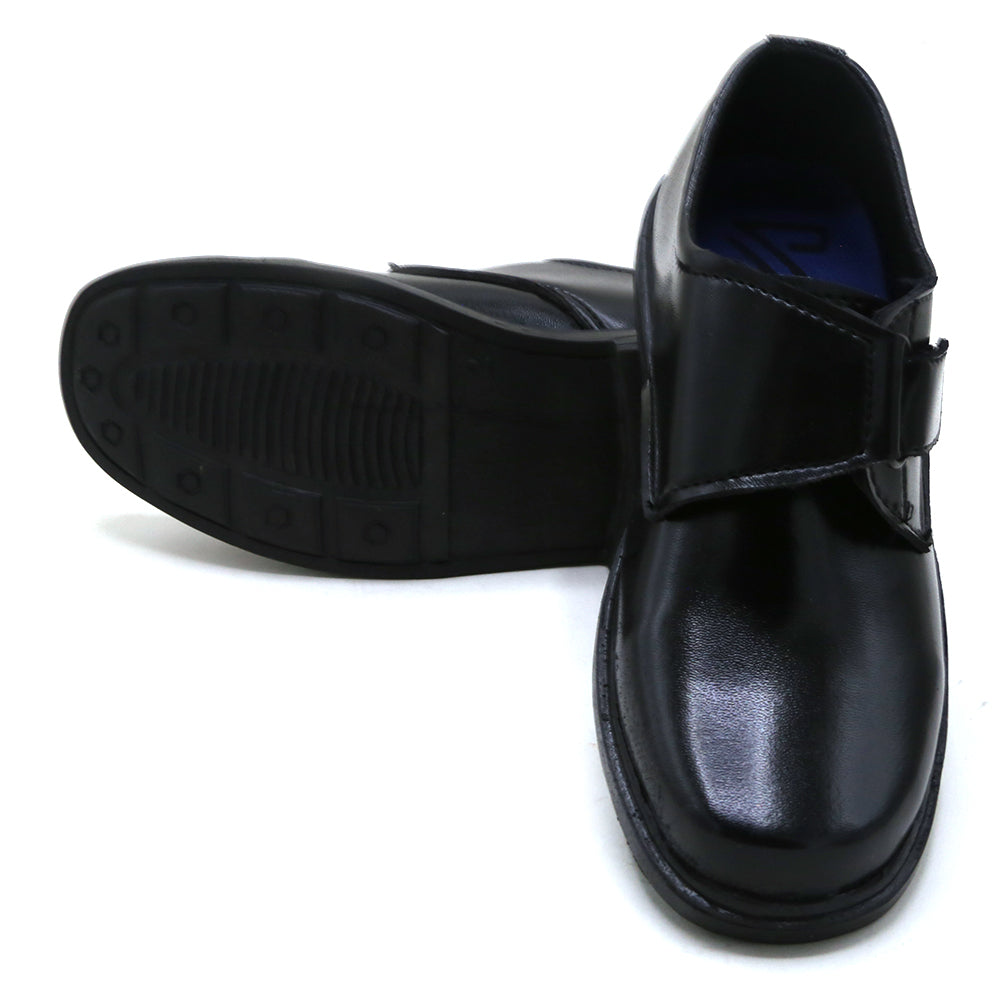 Boys School Strap Shoes - Black, Boys Formal Shoes, Chase Value, Chase Value