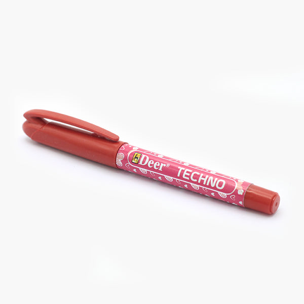 Deer Ink Pen - Red, Pencil Boxes & Stationery Sets, Deer, Chase Value