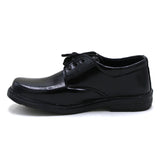 Boys School Laces Shoes - Black, Boys Formal Shoes, Chase Value, Chase Value