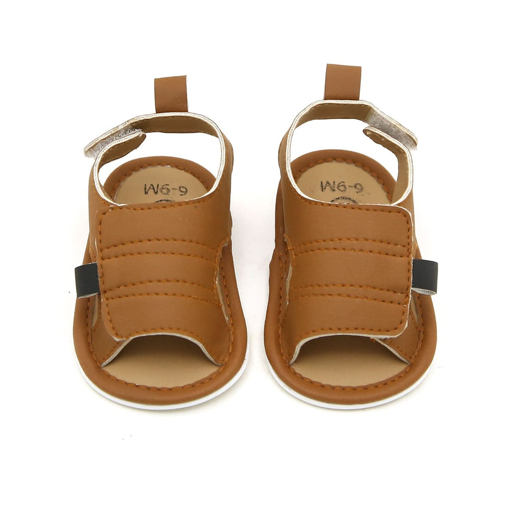 Newborn Boys Sandal - Brown, Newborn Caps, Shoes & Socks, Chase Value, Chase Value