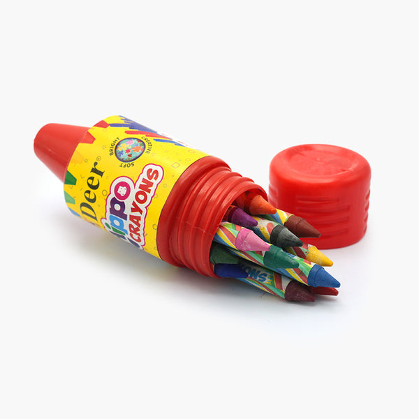 Deer Hippo Crayons 12 Pcs, Coloring Tools, Deer, Chase Value