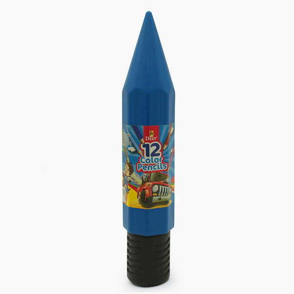 Deer Colour Pencil 12Pcs - Blue, Coloring Tools, Deer, Chase Value