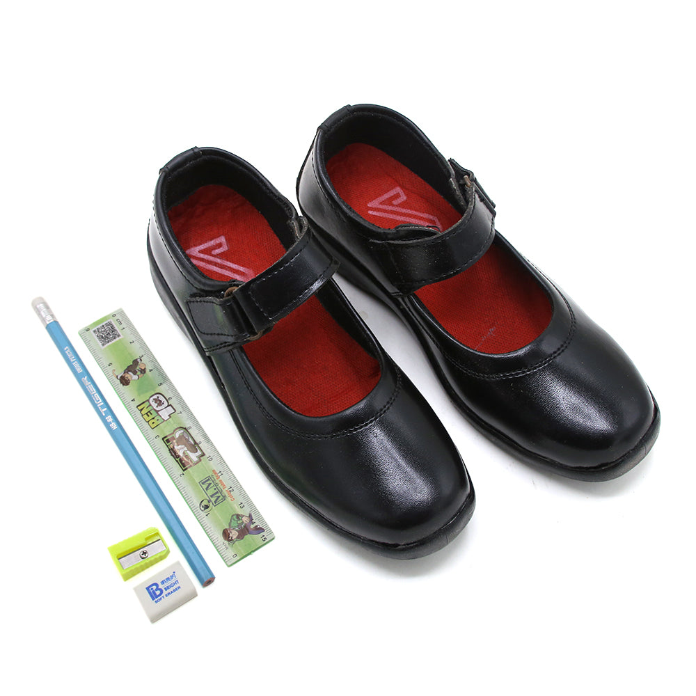 Girls School Shoes - Black, Girls Sneakers & Shoes, Chase Value, Chase Value