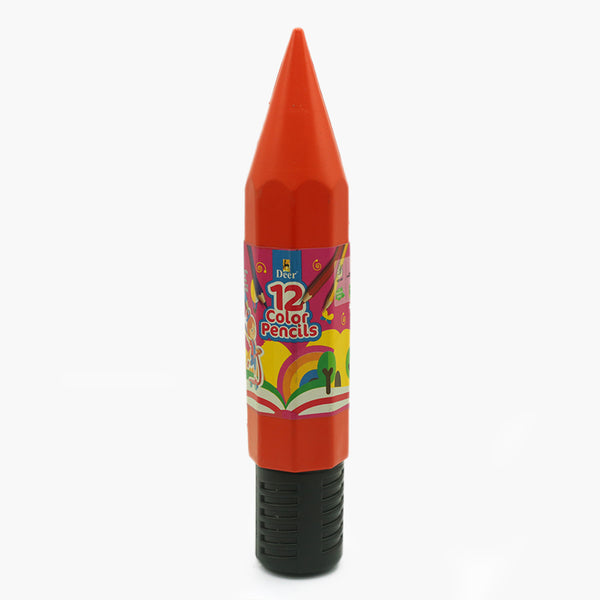 Deer Colour Pencil 12Pcs - Red, Coloring Tools, Deer, Chase Value