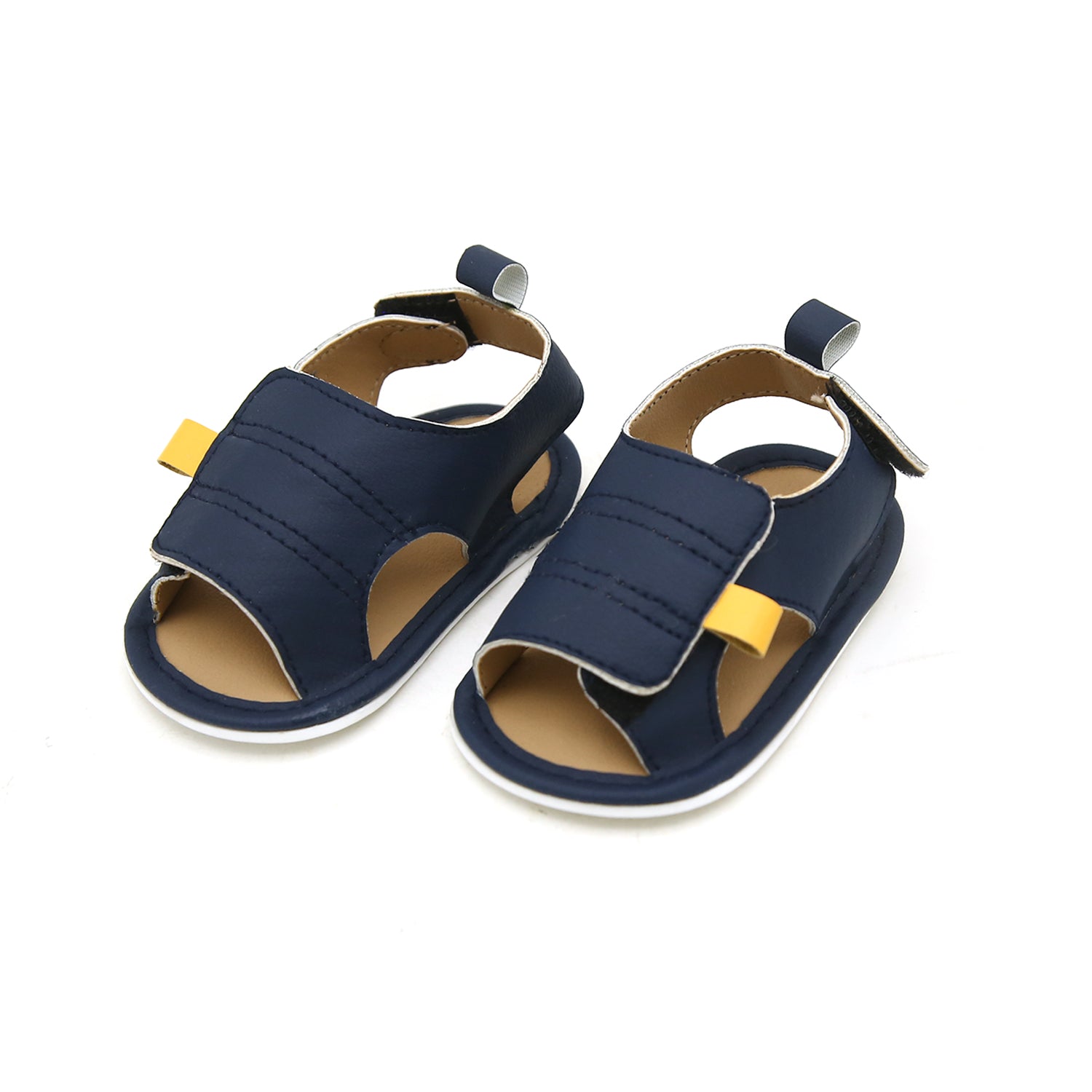 Newborn Boys Sandal - Navy Blue, Newborn Caps, Shoes & Socks, Chase Value, Chase Value