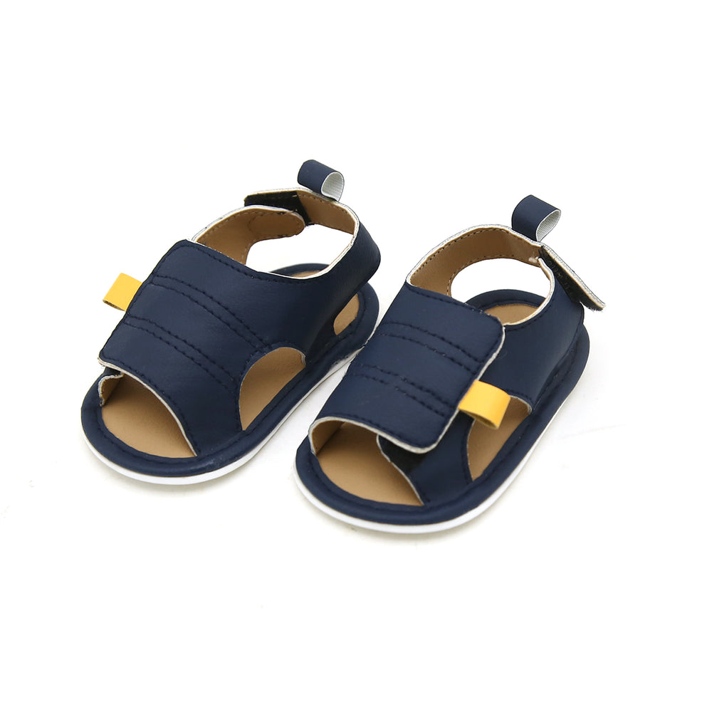 Newborn Boys Sandal - Navy Blue, Newborn Caps, Shoes & Socks, Chase Value, Chase Value