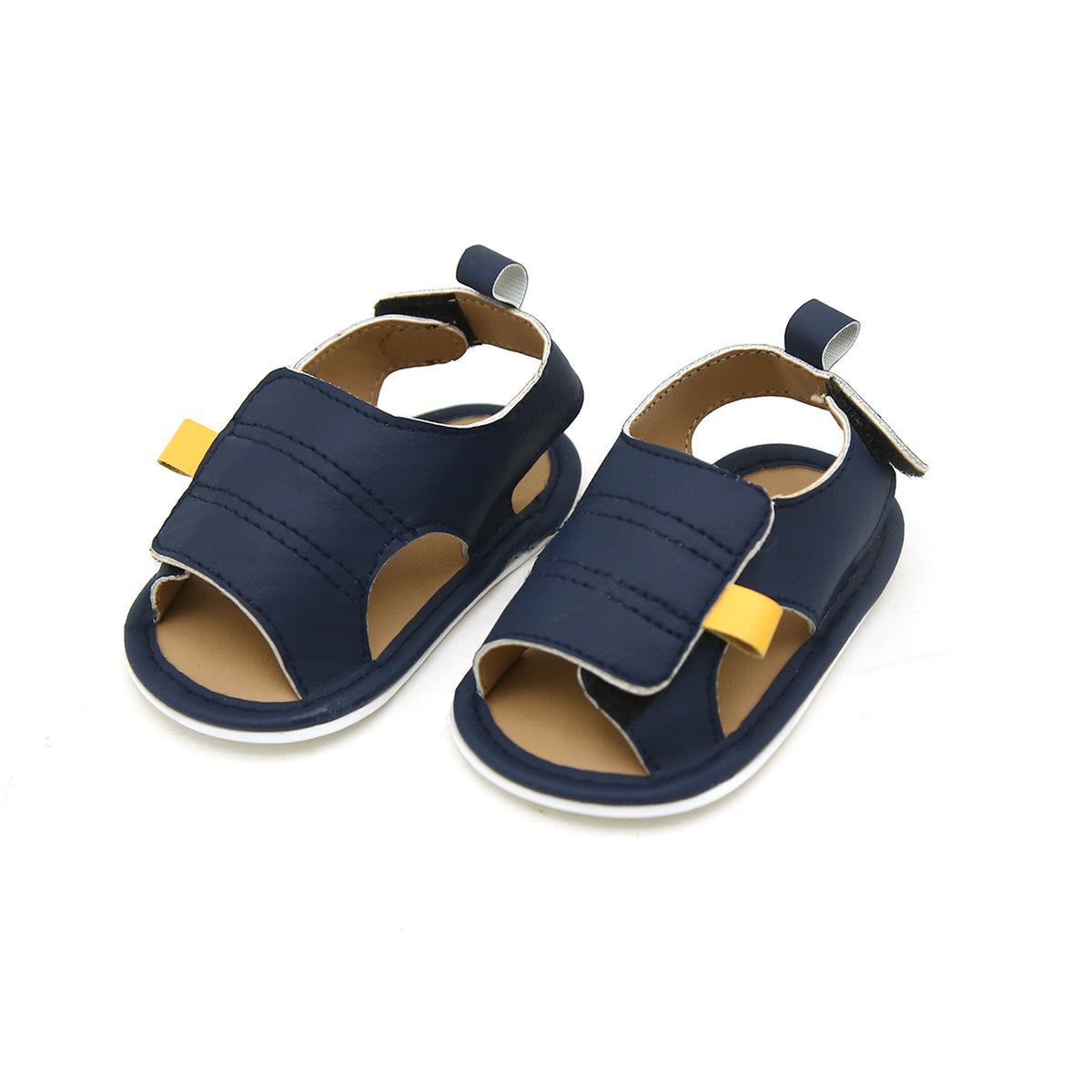 Newborn Boys Sandal - Navy Blue, Newborn Caps, Shoes & Socks, Chase Value, Chase Value